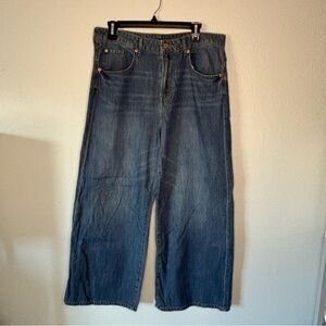 H&M Wide Leg Blue Jeans